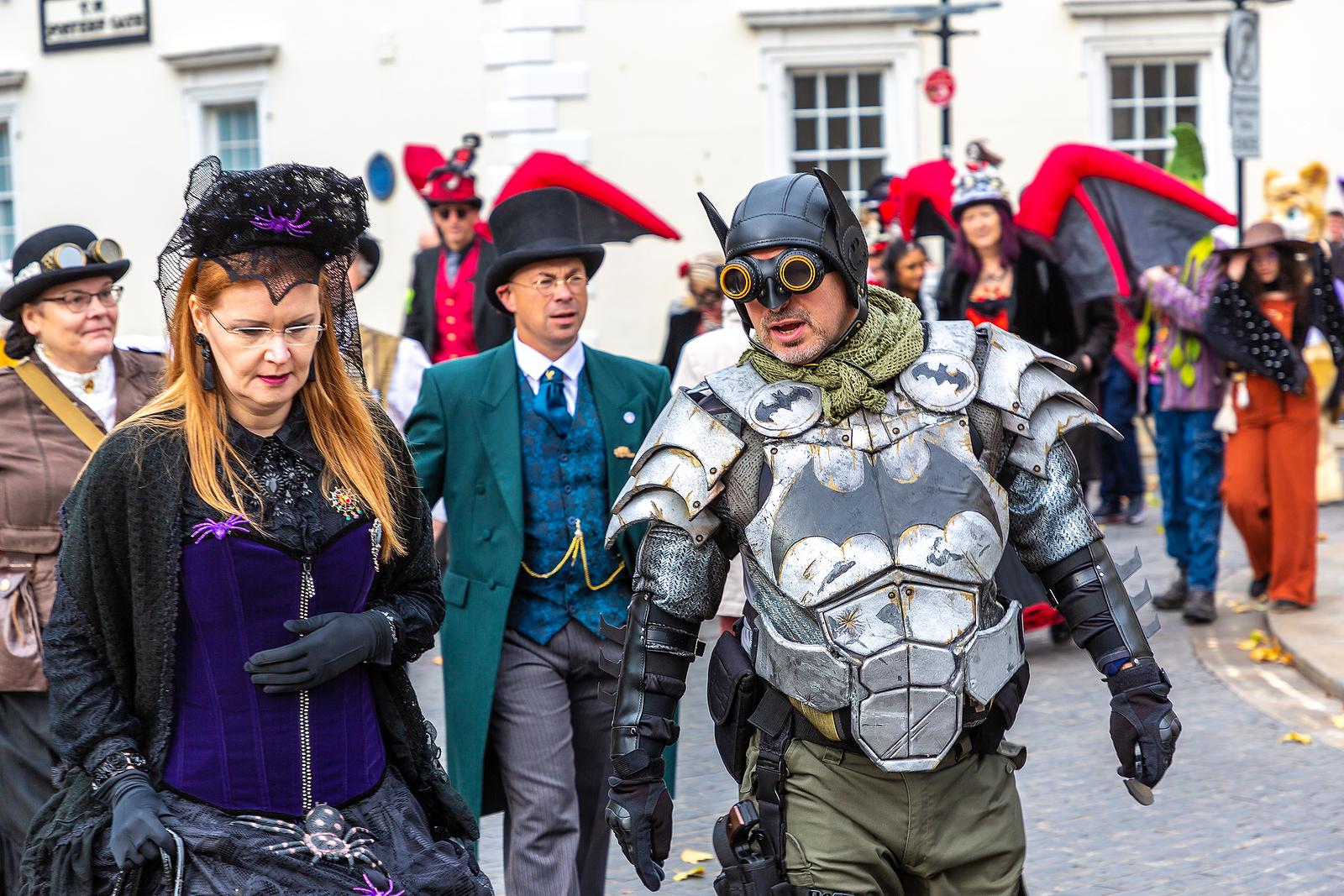 KINGSTON UPON HULL, UK - OCTOBER 30, 2022: Hulloween Steampunk Festival and parade in Hull, Kingston upon Hull, Yorkshire, UK