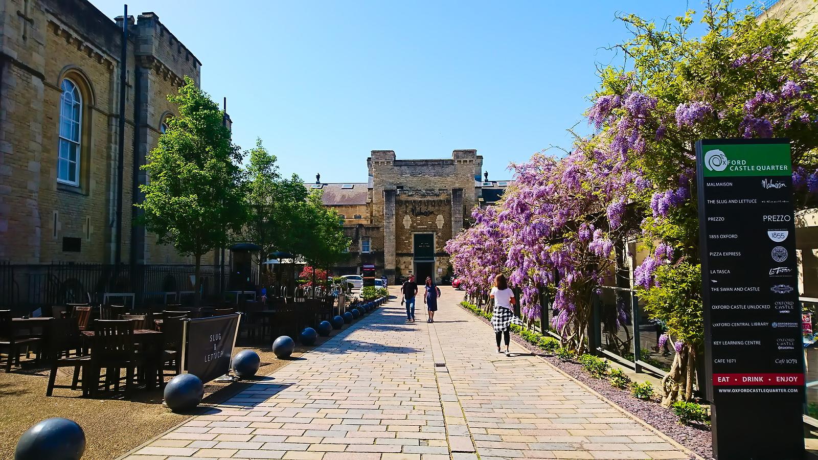 Oxford Castle And Prison, Oxford, United Kingdom - May 7, 2018: